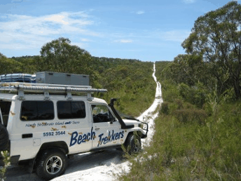 Beach trekkers North Stradbroke Island - Lennox Head Accommodation