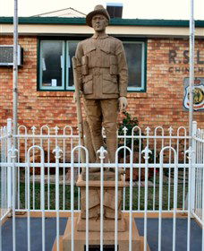 Soldier Statue Memorial, Chinchilla - Lennox Head Accommodation 0