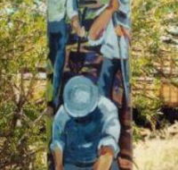 Capella Light Pole Murals - Lennox Head Accommodation