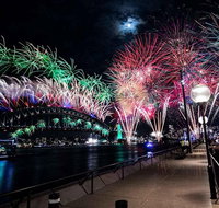 New Year's Eve under the Sydney Opera House Sails on Sydney Harbour