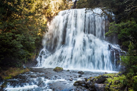 Bridal Veil, Champagne And No Name Falls - Lennox Head Accommodation 0