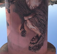 Kadina Water Tower Mural - Lennox Head Accommodation