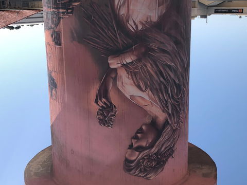 Kadina Water Tower Mural - Lennox Head Accommodation 0
