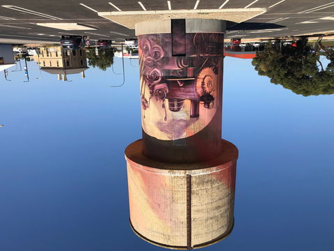 Kadina Water Tower Mural - Lennox Head Accommodation 1