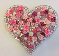 Flowers and Bling Mosaic Class for Kids