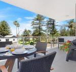 Bathers at the Beach across from Surf Beach - Lennox Head Accommodation