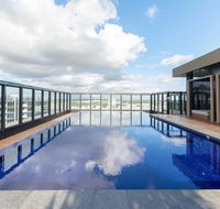 Japanese Style waterfront apt wt rooftop pool - Lennox Head Accommodation