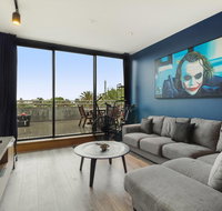 One-Bed Apartment With Balcony and Luna Park Views - Lennox Head Accommodation