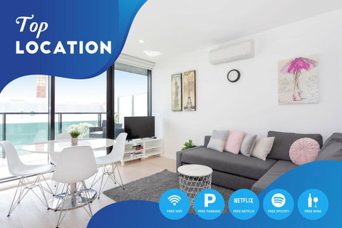 South Yarra City View Apartment With Car Park, Amazon Alexa, Spotify, Netflix, And WiFi - Lennox Head Accommodation 0